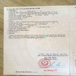 Bán nhà rẻ đẹp hẻm xe hơi (4,5x10) 498/1/18 Nguyễn Văn Công P3 Gò Vấp