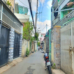 bán Nhà 1 trệt 1 lầu, mặt tiền hẻm thông, đường 22, Phước Long B, Q9