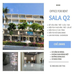 Cho Thuê Văn Phòng Sala Quận 2 - Sẵn Bàn Ghế Vào Làm Việc Được Ngay.