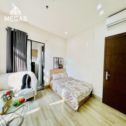 Căn hộ 1 phòng ngủ full nội thất- Ngay hành xanh - Bancol lớn