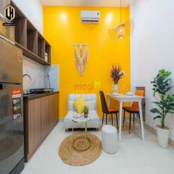 Cho thuê căn hộ full nội thất, cửa sổ lớn, ngay ngã sáu Cộng Hoà