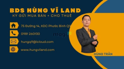 BĐS HUNGVILAND- Cho thuê đất mặt tiền đường Liên Phường,PLB, Q9 02/03