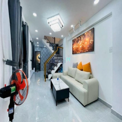 Bán Nhà mới đẹp , Hẻm Ba Gác, gần MT Phan Văn Trị P.11 BT 31m2, 4 tỷ25