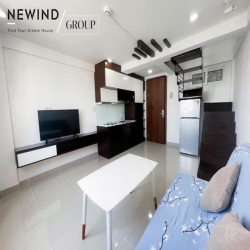 Căn hộ gác cao full nội thất quận 7 hướng về trung tâm