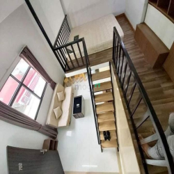 Căn hộ gác cao full nội thất quận 7 hướng về trung tâm