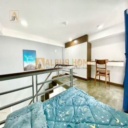 Căn hộ gác cao full nội thất quận 7 hướng về trung tâm