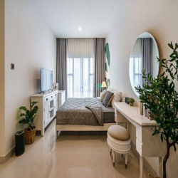 Cho thuê officetel Saigon Royal Quận 4, view đẹp giá 12 triệu, 43m2