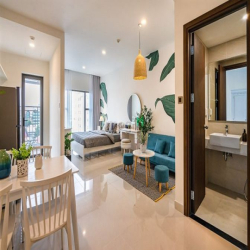 Cho thuê officetel Saigon Royal Quận 4, view đẹp giá 12 triệu, 43m2