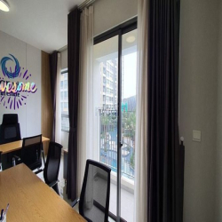 Cho thuê Căn hộ OFFICETEL Masteri An Phú NTCB Ban Công, View Hồ Bơi