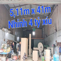 Dt đẹp 5,15m x 41m có 4 tỷ x nhị bình hóc môn tphcm bán gấp