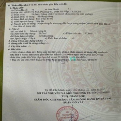 Bán nhà rẻ gần trường ĐH CÔNG NGHIỆP (3x10) 42/23 Tú Mở P7 Gò Vấp