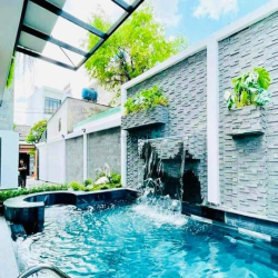 Bán nhà biệt thự nghĩ Dưỡng hồ bơi rộng 300m2 Đặng Thúc Vịnh Hóc Môn
