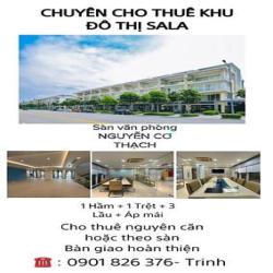 Cho  thuê SHOPHOUSE mặt tiền Nguyễn Cơ Thạch- giá 6x00$