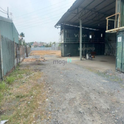 Cho Thuê Đất 2500m MT QL1A Quận 12. Xe Container 24/24