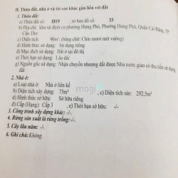 Nhà 3 lầu mặt tiền Lý Thái Tổ, KDC Hưng Phú, Q.Cái Răng, Cần Thơ