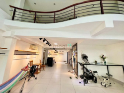 cho thuê mặt bằng 150m2 tầng trệt và lửng nhà phố hưng phước, quận 7