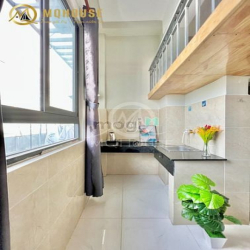 Căn hộ Duplex Giáp Quận 10 Gác cao ~M6 Gần vòng xoay Lê Đại Hành