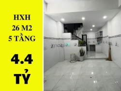 ✔️  Nhà Hẻm xe hơi Phan Văn Trị  P.11 Bình Thạnh-26m2 - 5 tầng- 4.4 tỷ