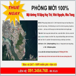 THUÊ NGAY PHÒNG MỚI 18 Đặng Huy Trứ, Vĩnh Nguyên, Nha Trang