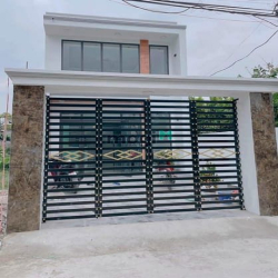 Bán Gấp Nhà Mới Gác Lửng 2 mặt tiền trước sau Sân Xe Hơi, Thổ Cư SHR