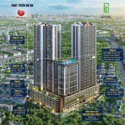 Căn hộ OFFICE vừa ở vừa văn phòng, Picity Sky Park,ân hạn gốc 24 Tháng