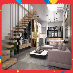 GV. 52 triệu/m2. Nhà MẶT TIỀN K.D gần Phan Huy Ích. 240m2, ngang 9M.