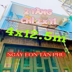 ✨Nhà 2 Tầng, (4*12.5M) - Gần Aeon Tân Phú, 2.85 Tỷ✨