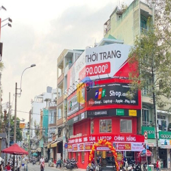 Bán nhà GÓC 2MT 1215 3/2, Quận 11. DT: 8x16m. KC: 1T 1 lửng 1L ST