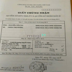 Bán nhà Biệt thự rẻ (6x15) 55/27 Đường số 2 NGUYỄN KIỆM P3 Gò Vấp BV17