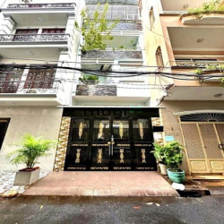 Hai mặt hẻm ô tô vô nhà khu bàu cát, 60m, 4x15m, 4 tầng, 11.xx tỷ