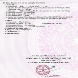 Hiếm - Nền góc 2 mặt tiền lộ 40m (hẻm 91 CMT8 cũ), Cần Thơ - 23 tỷ